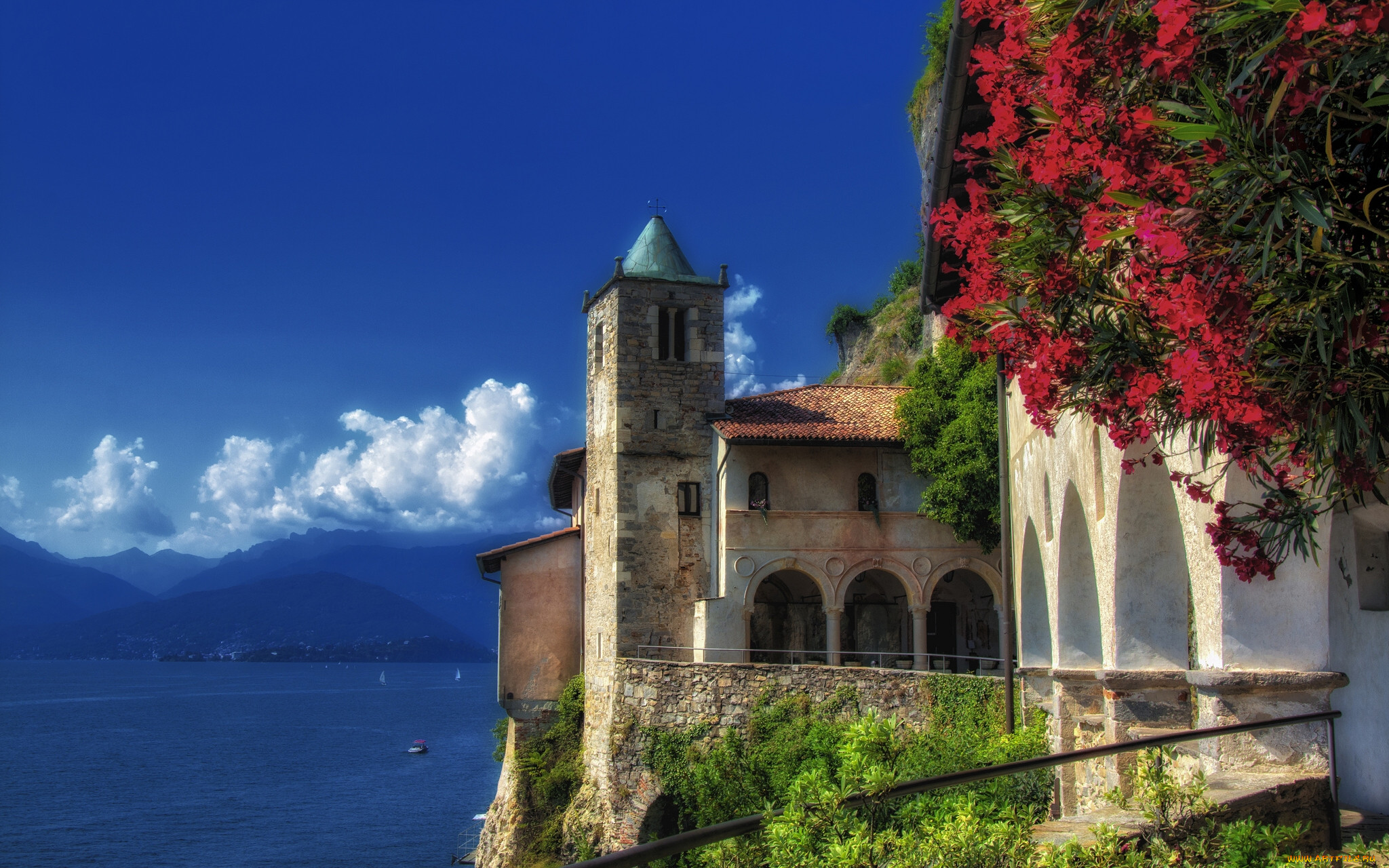 hermitage, of, santa, caterina, del, sasso, leggiuno, italy, , , , , , , , , lake, maggiore, , , lombardy, , ---, 